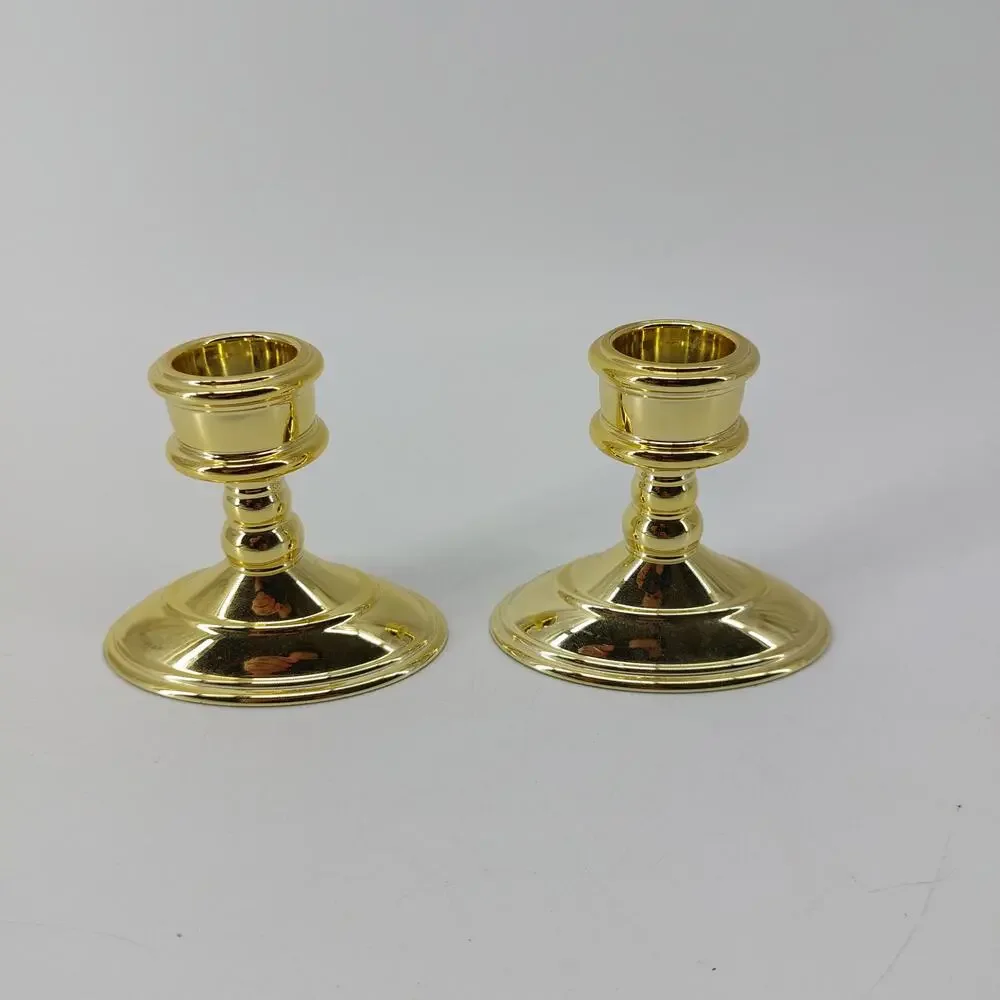 Candle Stick holders Candlesticks Gold Tone Color Home Decor